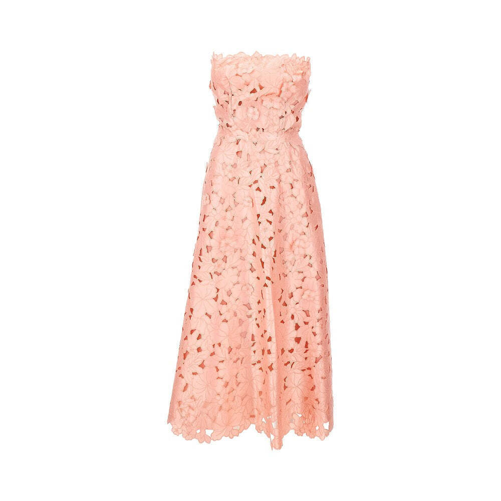 Costarellos Norina Lace Midi Dress